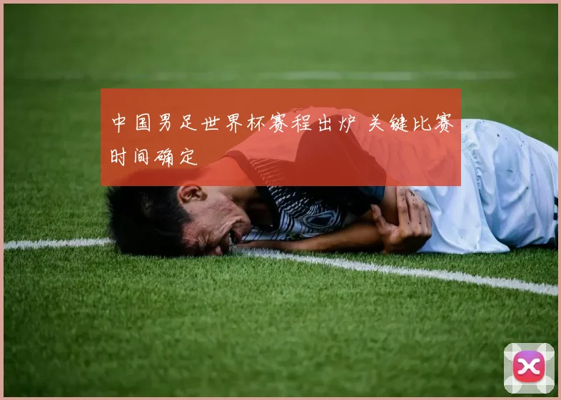 中国男足世界杯赛程出炉 关键比赛时间确定