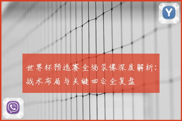 世界杯预选赛全场录像深度解析：战术布局与关键回合全复盘